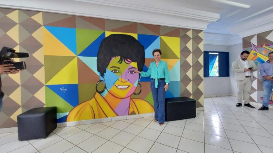 Dolores Nunes é homenageada em painel inaugurado nas comemorações aos 65 anos de Gurupi