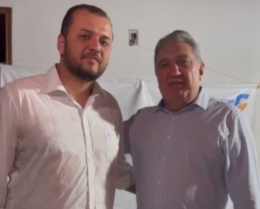 Vice Governador LAUREZ MOREIRA reafirma seu compromisso com a pré candidatura de GUILHERME GAMA