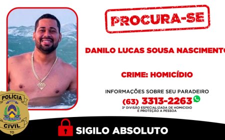 Polícia Civil procura homem investigado por homicídio ocorrido em Gurupi no ano de 2022