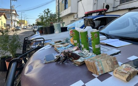 Polícia prende grande quantidade de drogas e de dinheiro roubado em residência no centro de Gurupi