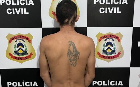 Homem é preso pelado após agredir sua esposa pela Polícia Civil de Paraíso do Tocantins