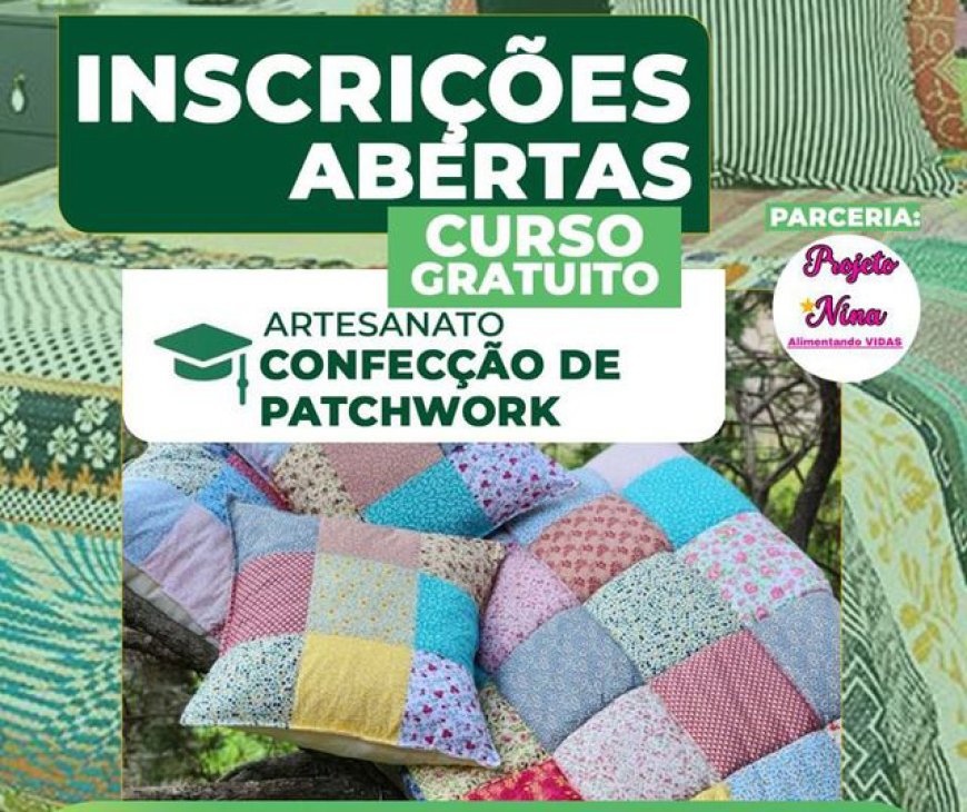Senar, Faet e Sindicato Rural de Gurupi em Parceria com o Projeto Nina oferecem curso gratuito de Artesanato para os moradores do Setor Campo Bello e Região.