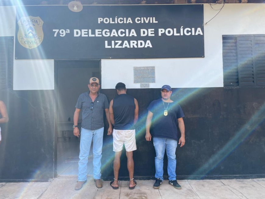 Em Lizarda, Polícia Civil prende foragido da Justiça do Maranhão