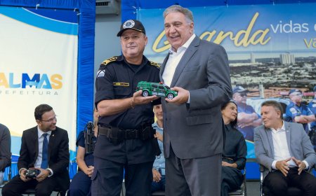 Durante celebração dos 32 anos da Guarda Metropolitana de Palmas vice-governador Laurez Moreira ressalta importância da segurança para as cidades