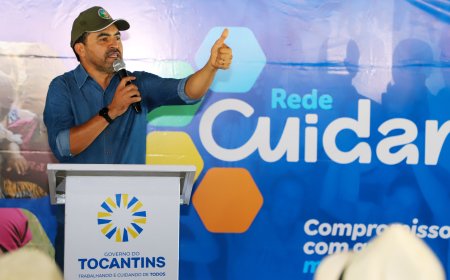 Governador Wanderlei Barbosa e primeira-dama Karynne Sotero lançam a Rede Cuidar para famílias em situação de vulnerabilidade e anunciam o cartão AlimenTO