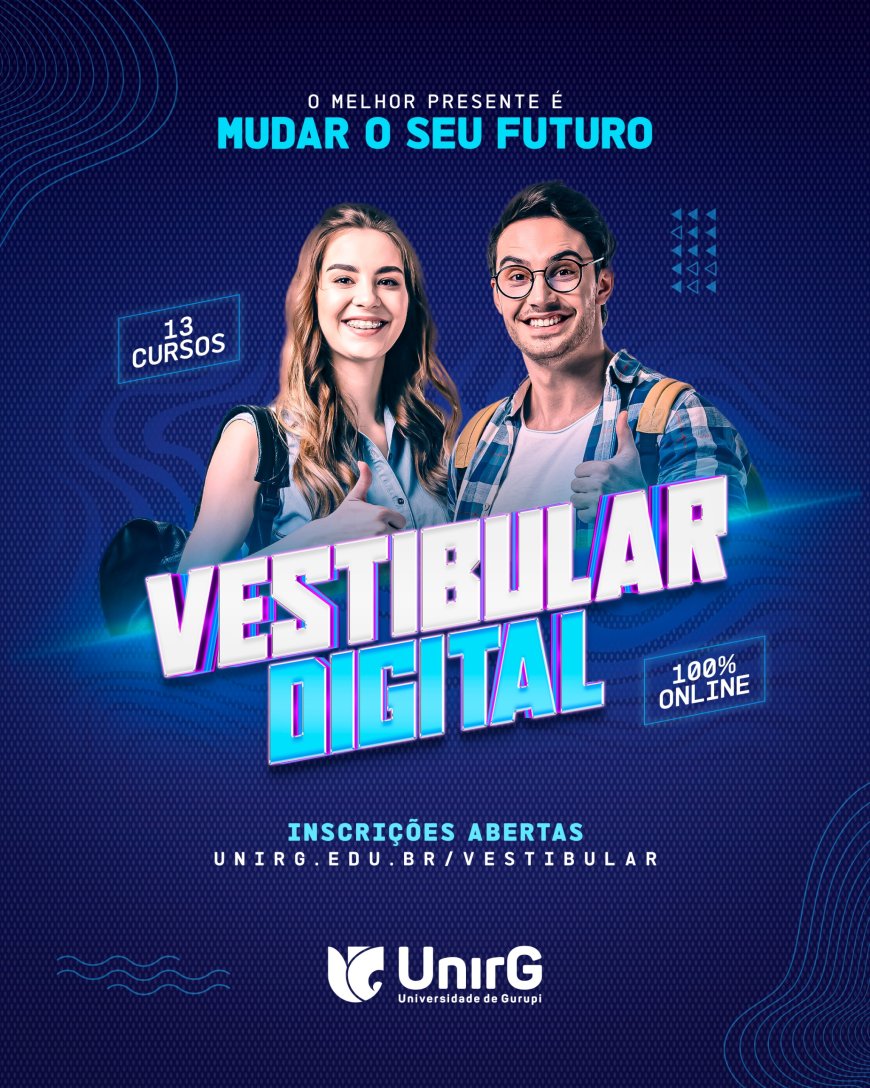Última semana para as inscrições no Vestibular Digital da UnirG