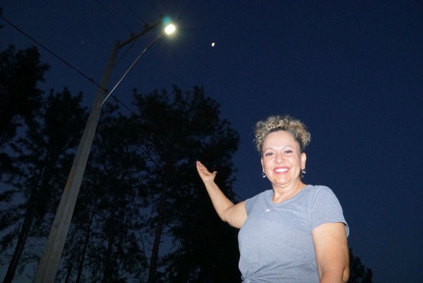 Prefeita Josi Nunes entrega iluminação de LED na Avenida Antônio Nunes da Silva, no trecho de acesso ao Aeroporto Municipal 