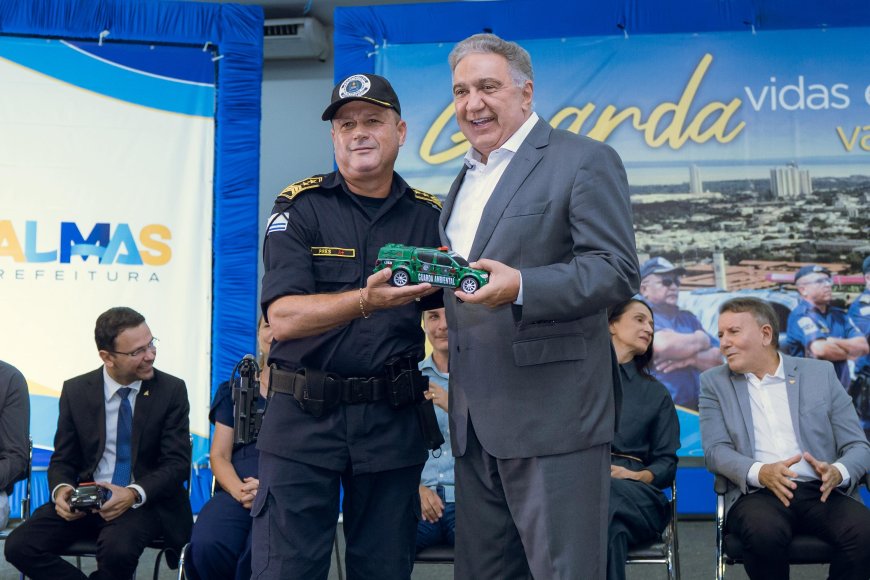 Durante celebração dos 32 anos da Guarda Metropolitana de Palmas vice-governador Laurez Moreira ressalta importância da segurança para as cidades