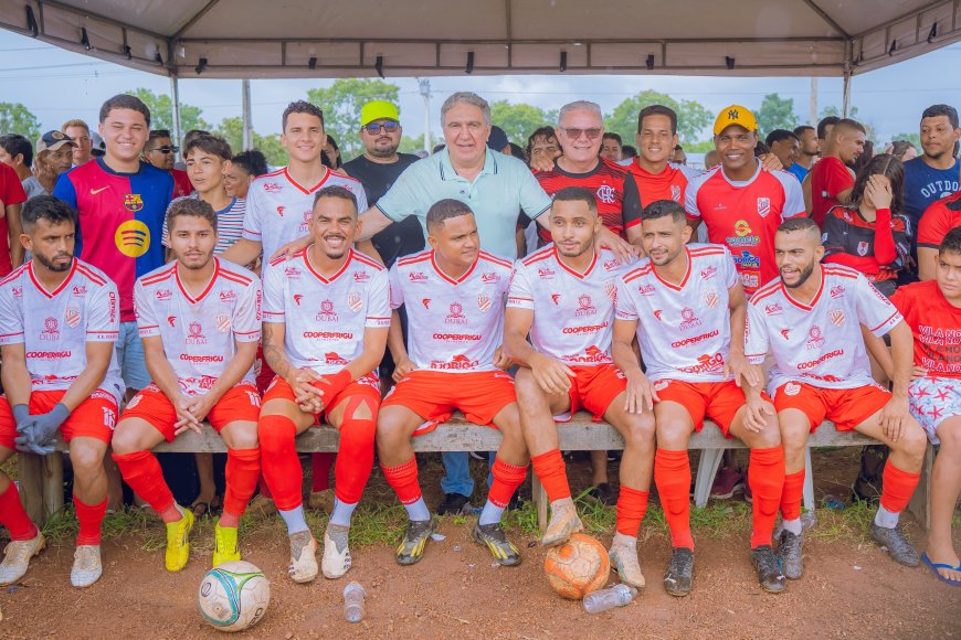 Vice-governador Laurez Moreira parabeniza o Vilanova de Gurupi e destaca a Copa do Craque como referência estadual