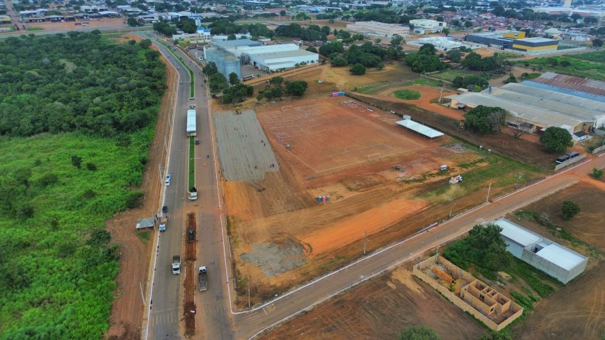Prefeitura inicia preparação do local e montagem da megaestrutura do Carnaval de Gurupi 2025