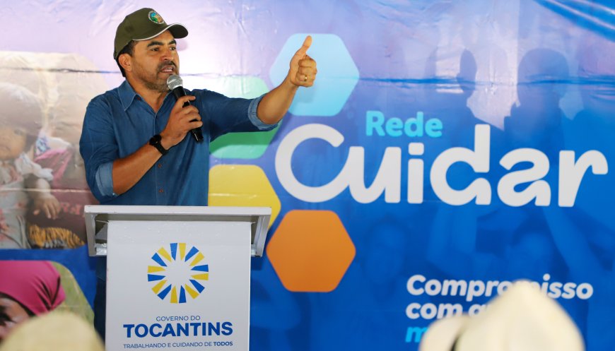Governador Wanderlei Barbosa e primeira-dama Karynne Sotero lançam a Rede Cuidar para famílias em situação de vulnerabilidade e anunciam o cartão AlimenTO