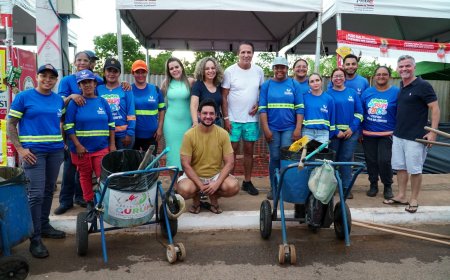 Bloco da Limpeza mantém tradição de organização e manutenção do circuito do Carnaval de Gurupi 2025