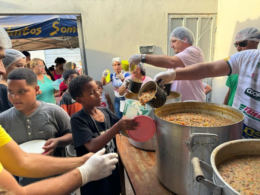 Deputado Eduardo Fortes realiza Sopão Solidário neste sábado, 29, no Setor Santa Cruz. Projeto que há 9 anos leva alimento saudável e esperança às periferias de Gurupi.