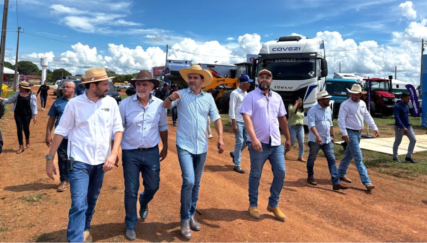 Em Peixe, governador Wanderlei Barbosa participa da abertura da maior feira de agronegócio da região sul do Tocantins