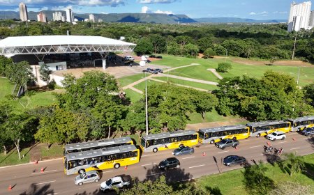 Governador Wanderlei Barbosa prestigia solenidade de entrega da nova frota de ônibus coletivos de Palmas