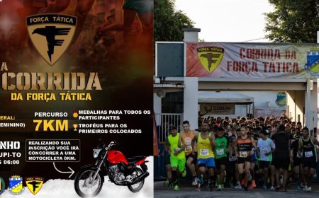 2ª Corrida da Força Tática de Gurupi será dia 01 de Junho