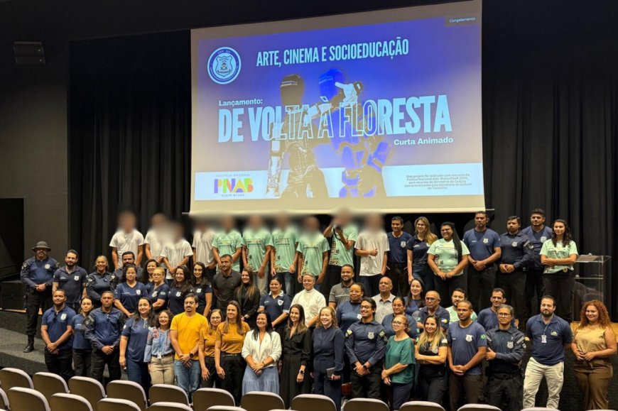 Socioeducandos do Ceip-sul produzem curta-metragem em stop motion e exibem obra em cinema local