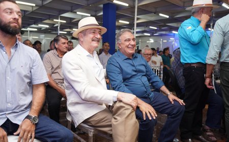 "Aldo Rebelo traz uma visão estratégica essencial para o futuro do Tocantins", afirma vice-governador Laurez Moreira durante a Expoara