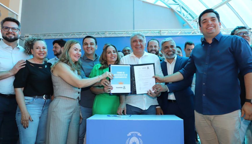 Governador Laurez Moreira retoma obras do Hospital Geral de Gurupi e afirma que saúde da região sul será referência