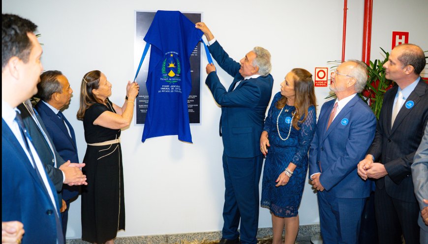 Governador Laurez Moreira participa da inauguração do novo Fórum de Gurupi e destaca modernização e eficiência do Judiciário tocantinense